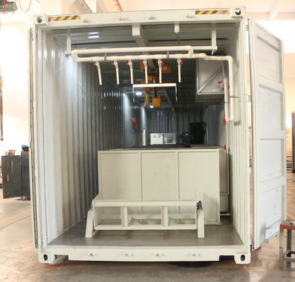2000 KG TECUMSEH Compressor 15 Ton Container Block Ice Machine with Mobile Plant