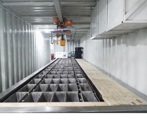 Food Shop Industrial Container Block Ice Maker Ice Weight 25kg 50kg 100kg Consumption