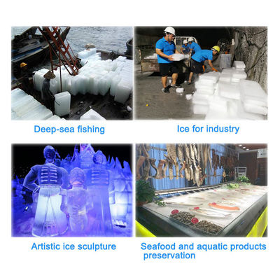 Long Service Life Industrial Ice Block Making Machine for Fishery Ice Production