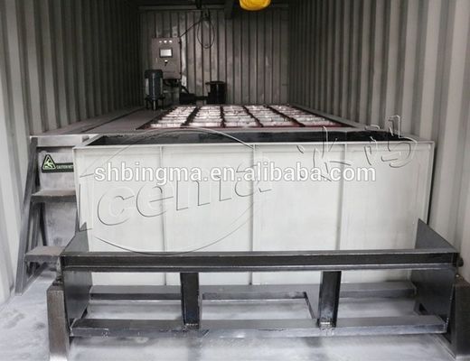 2000 KG Air-cooled Container Block Ice Machine for High Productivity and Competitive