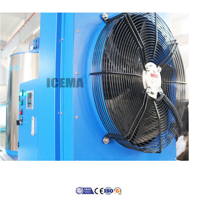 Commercial ICEMA 1T Industrial Flake Ice Machine with 2.1kw Refrigerating Capacity