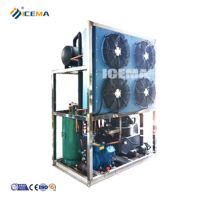 8.66KW Tube Ice Maker for Bar in Chemical Plants Convenient and Durable