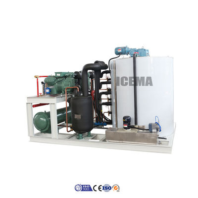 6500 KG Voltage 380V/3P/50HZ Ice Flake Machine for Seafood Fishery at March Trade Fair