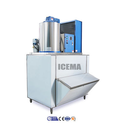 3.6KW Industrial Portable Ice Flake Maker for Fish 1T/2T/3T/5T Flake Ice Machine