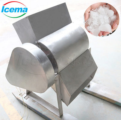 9T/h Capacity Portable Stainless Steel ICEMA Mini Ice Maker Machine For Fresh Keeping