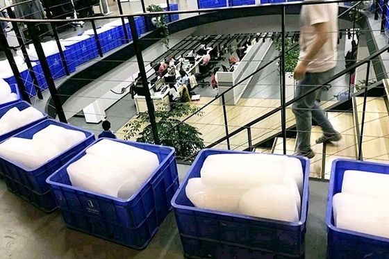 600 KG Customized Industrial Ice Block Ice Making Machine for Energy Mining Operation