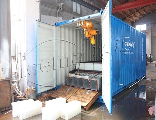 RefComp Compressor 31.25KW 8T Container Block Ice Machine Removable for Port and Quay