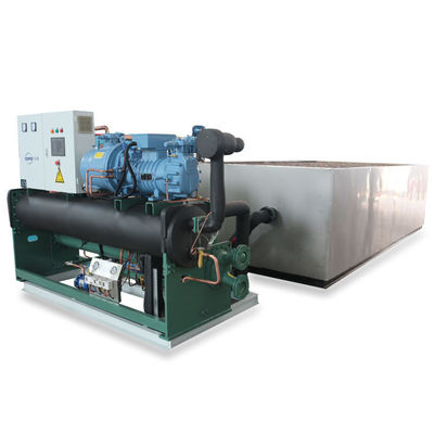 Good price Customized 10 Tons Industrial Ice Block Ice Making Machine With Rated Current Of 88.8A online