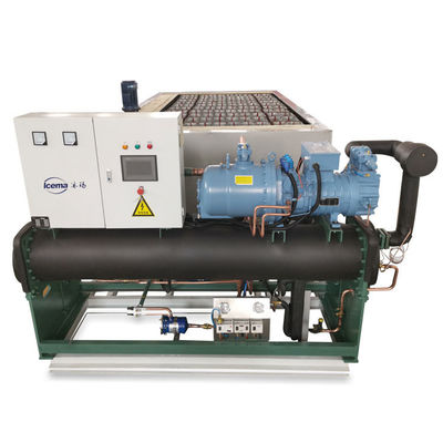 Customized 10 Tons Industrial Ice Block Ice Making Machine With Rated Current Of 88.8A