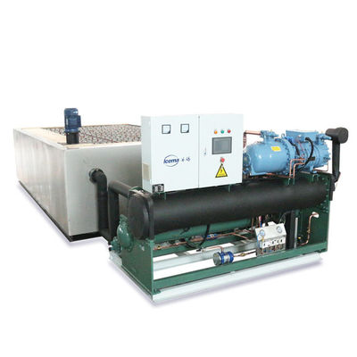 Customized 10 Tons Industrial Ice Block Ice Making Machine With Rated Current Of 88.8A