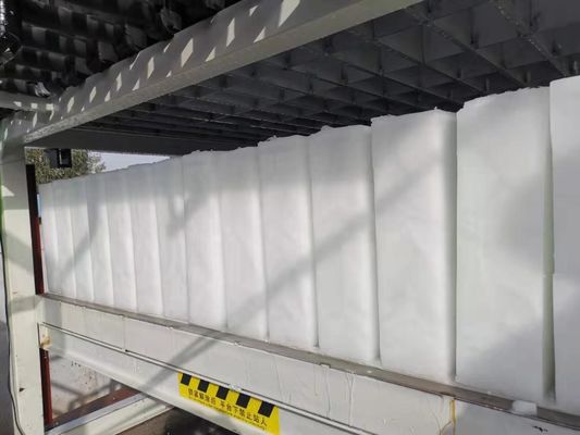 Design 15 Tons Industrial Ice Making Machine Direct Cooling Block Ice B 320x120x800 mm