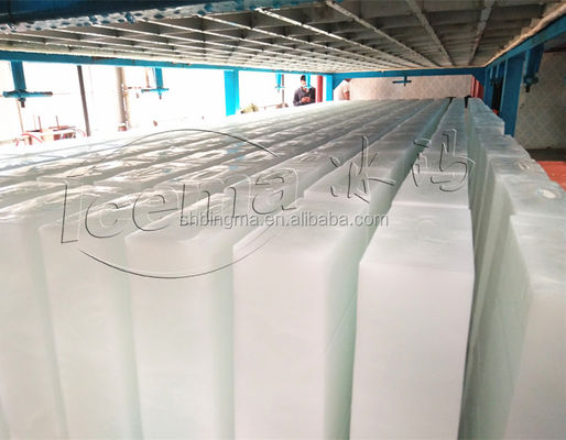 10T/24H Industrial Ice Making Machine with Direct Cooling and R404A/R22 Refrigerant