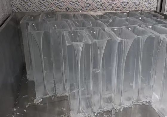 10T/24H Industrial Ice Making Machine with Direct Cooling and R404A/R22 Refrigerant