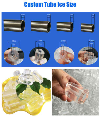15 Tons Tube Ice Machine Automatic Water/Evaporative Condenser for Beverage Industry