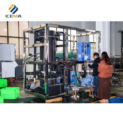 2024 Hot Commercial 5 Ton Tube Ice Machine 304 Material For Industrial Ice Production