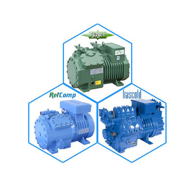 10 Ton Ice Machine For Industrial Direct Cooling 61.4A Rated Current 60KG Ice Storage