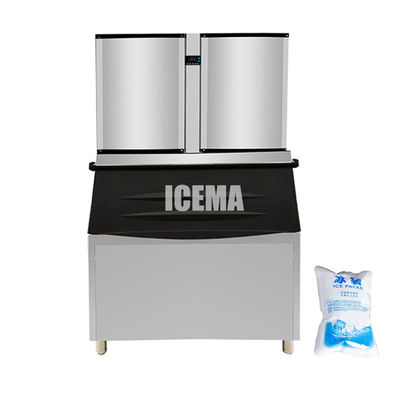 Good price Bar Commercial 900kg/24 Hours Pellet Ice Machine Cube Ice Can Be Customized Ice Size online