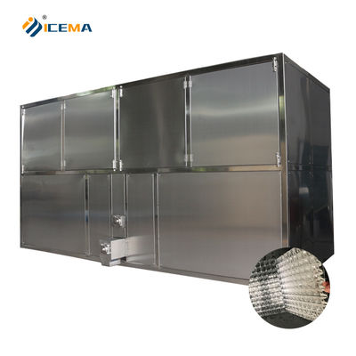 Good price 350KG Ice Storage Capacity 5ton Industrial Ice Cube Maker Machine For On Site Maintenance online