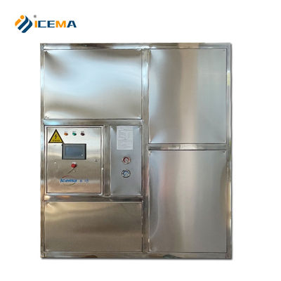 5000kg/day Industrial Ice Cube Making Machine 5ton Capacity with Shell Tube Cooling