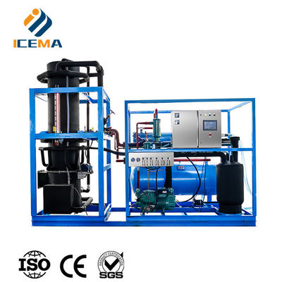 ICEMA Tube Ice Making Machine Customizable Daily Output 1T-30T Suitable For Selling Ice Bars Hotels Can Be Provided With Packaging Machine Ice Bags