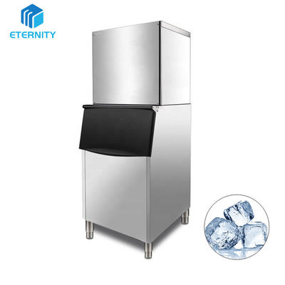 Buy 200KG 300kg 400kg 500kg ICEMA Ice Cube Maker Machine 760*830*1780mm Ice Size 22x22x22mm online manufacture