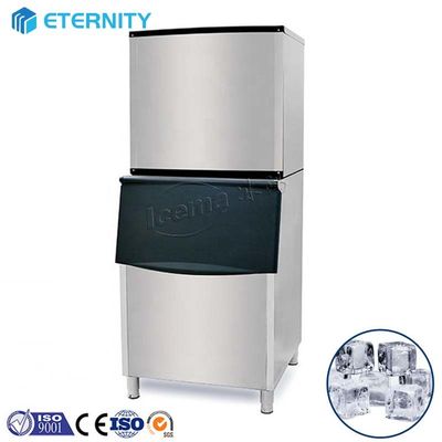 Buy 136kg Automatic Ice Cube Maker for Hotel and Restaurant Cube Shape Bristol Compressor online manufacture