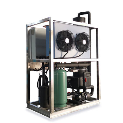 Buy Commercial Tube Ice Machine with 500 kg Ice Storage 2 Years Warranty and 5 Stage Filter for High-Quality Ice Production online manufacture