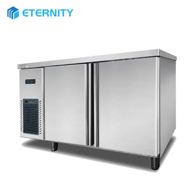 Buy Stainless Steel Double Door Top Freezer Refrigeration 150 Lbs Upright Refrigerator Freezer online manufacture