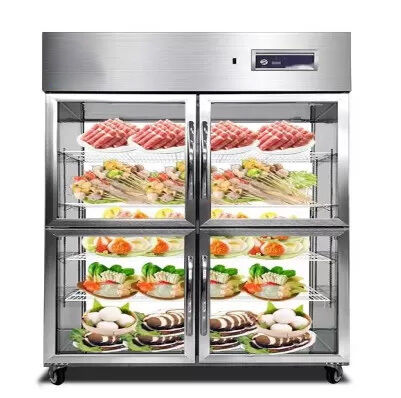 Buy 780L Kitchen Worktable Refrigerator Freezer With Four Doors online manufacture