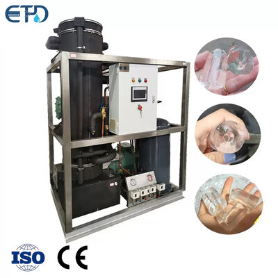 Buy Industrial Tube Ice Machine Philippines 2T/24H Small Dry Tube Ice Machine for Cool Drink Tube Ice Machine for Sale online manufacture