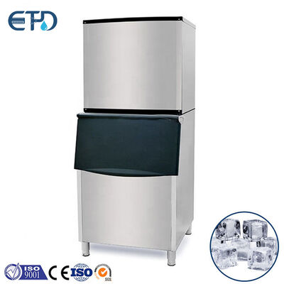 Buy 250kg Ice Storage Capacity Commercial Cube Ice Machine for Restaurant Bar Home Cooling online manufacture