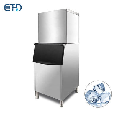 Buy 200KG 300kg 400kg 500kg ICEMA Ice Cube Maker Machine 760*830*1780mm Ice Size 22x22x22mm online manufacture