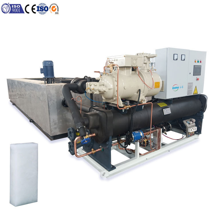 Brine Type Industrial 10 Ton Ice Block Making Machine 380V