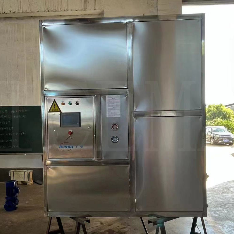 3T/24h Industrial Ice Making Machine Automatic Large Ice Cube For Coffee Shop / Drink / Industry / Ice Factory