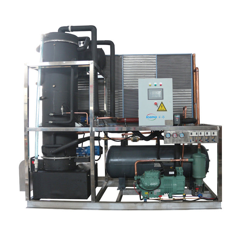 High Efficiency Industrial 21T 22T 23T 24T 25T Tube Ice Making Machine Ice Tube Maker Machine  March Expo Factory Price