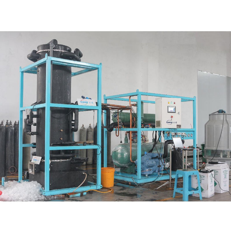 Industrial tube ice machine 1T/24H for food processing in the catering industry laboratory