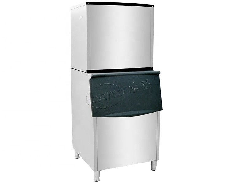 Cold Drinks Ice Cube Making Machine 500KG/Day For Bars Restaurants Food Shops Hotels