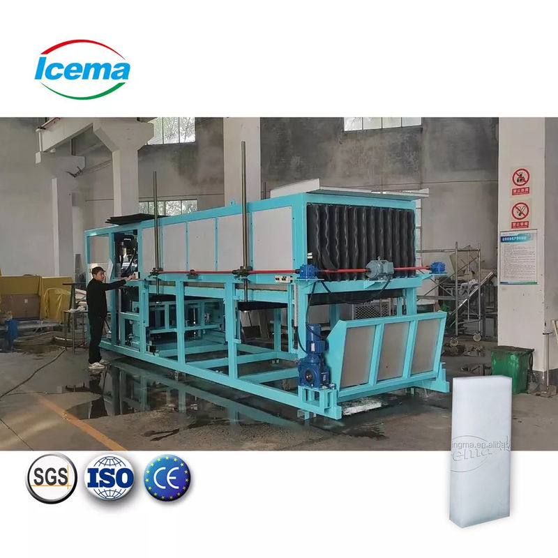 ICEMA 1T-20T/24H Direct Cooling Block Ice Machine for Large Industrial Ice Production