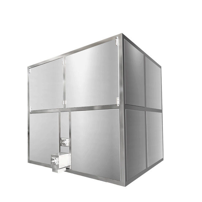 Industrial Cube Ice Making Machine with 2 Ton Daily Output and 15A Rated Current