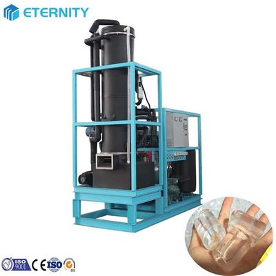 Ice Tube Machine with R404/R22 Refrigerant from Freestanding Installation