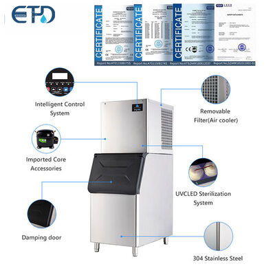 Commercial Pellet Ice Machine For Bars With Daily Output Of 500KG